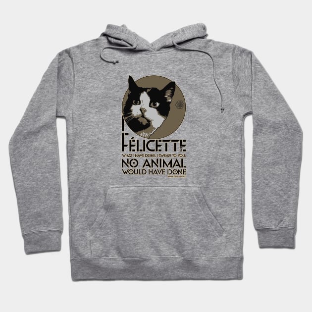 Félicette - From Stray Parisian Cat to Space Pioneer Hoodie by Monkey Business Bank
